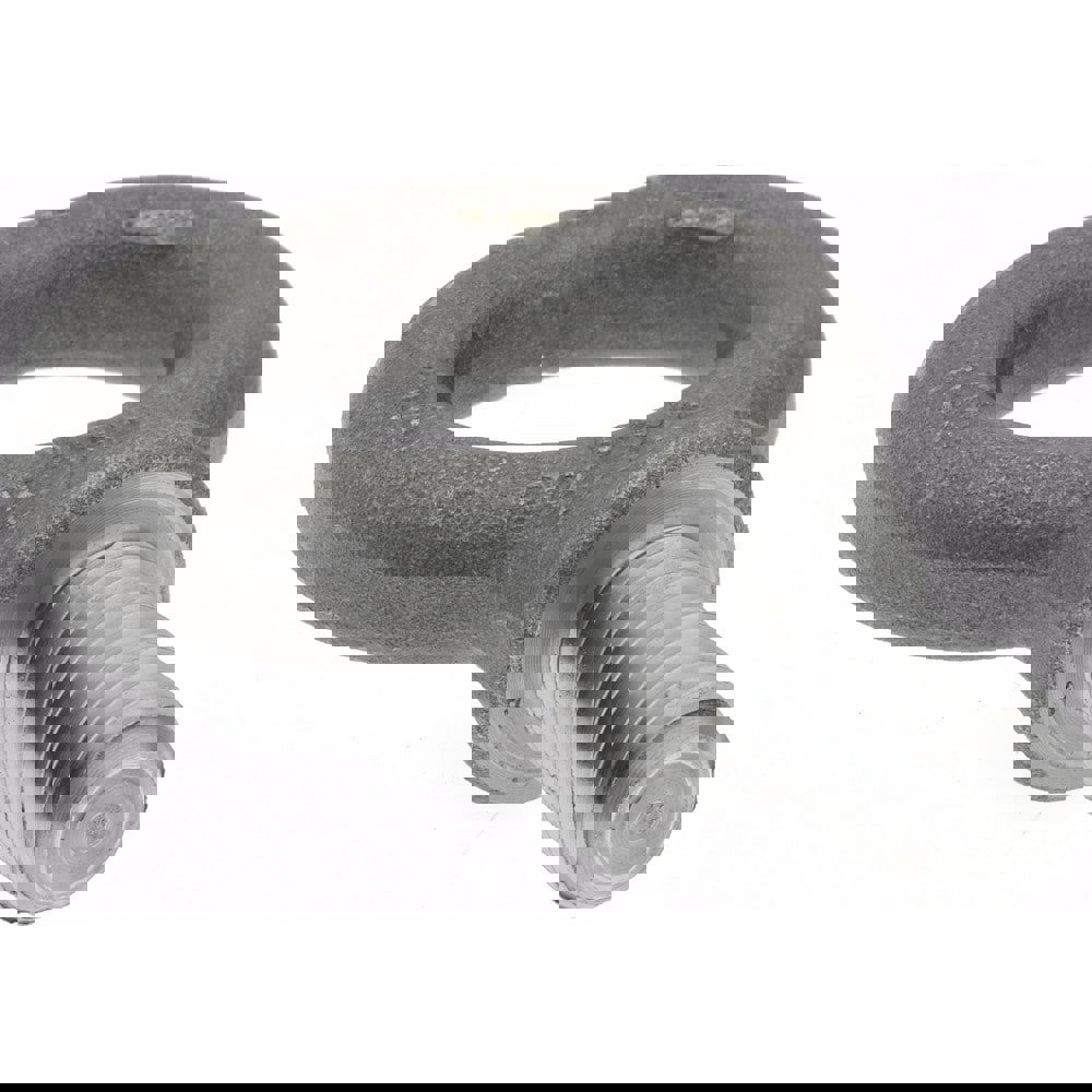 Fixed Lifting Eye Bolt: With Shoulder, 3,525 lb Capacity, M14 x 2.00 Thread, Grade 1030 Steel